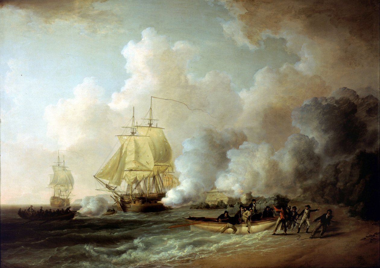 La capture du Fort Louis (Martinique) par les Britanniques, le 20 mars 1794 - William Anderson