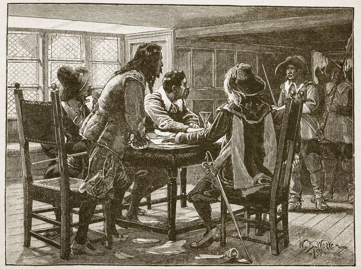 Arrestation des conspirateurs à la Sirène, illustration de 