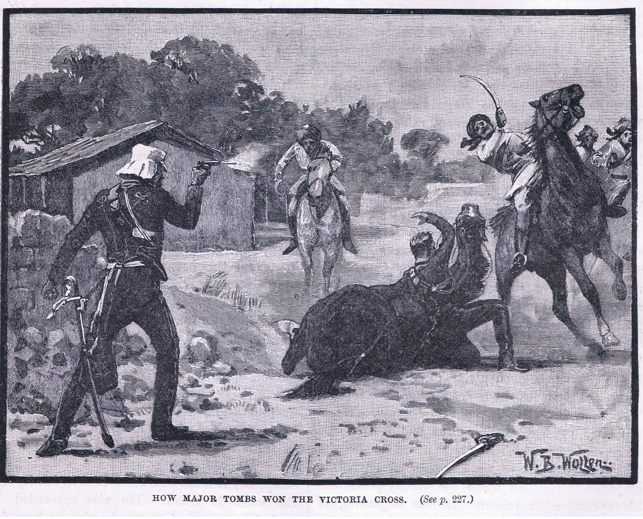 Comment le Major Tombs a remporté la Croix de Victoria en 1857 - William Barnes Wollen
