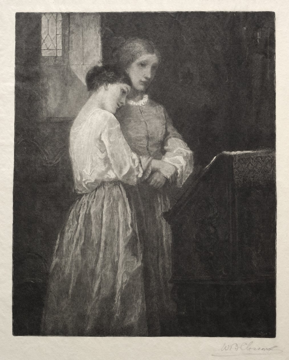 Les Auditeurs, 1887 - William Baxter Palmer Closson