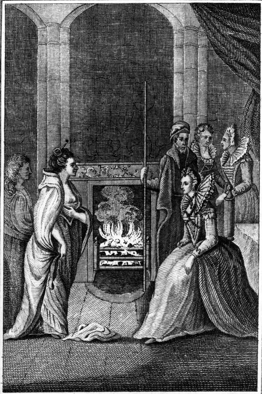 Grana Uile présentée à la reine Élisabeth, illustration de 