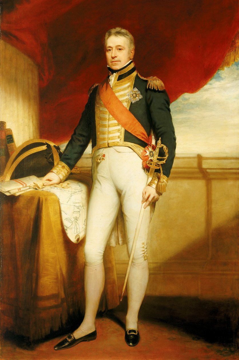 Amiral de la flotte Sir George Cockburn (1772-1853) - William Beechey