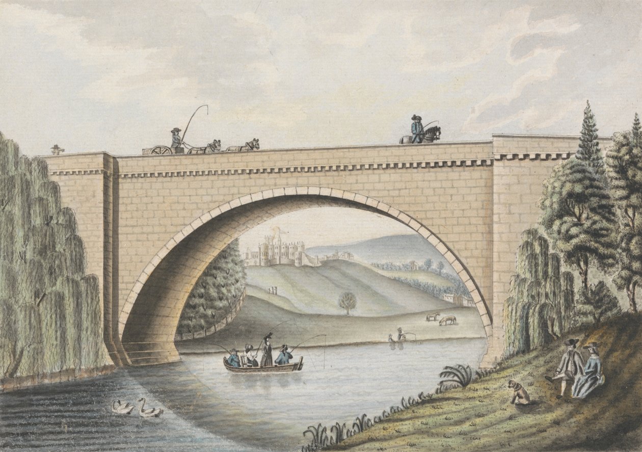 Pont en brique - William Beilby