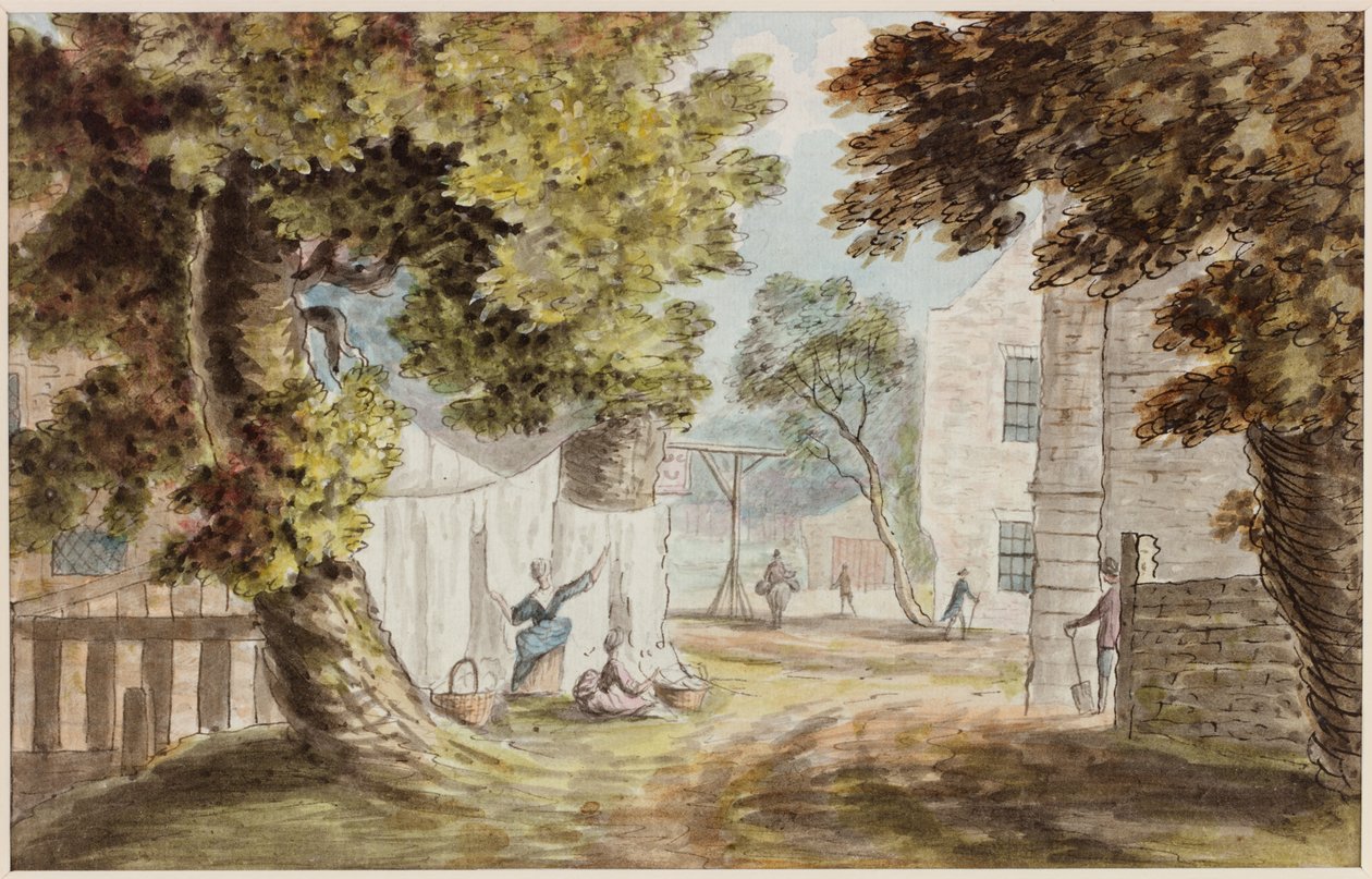 Cottage occupé - William Beilby