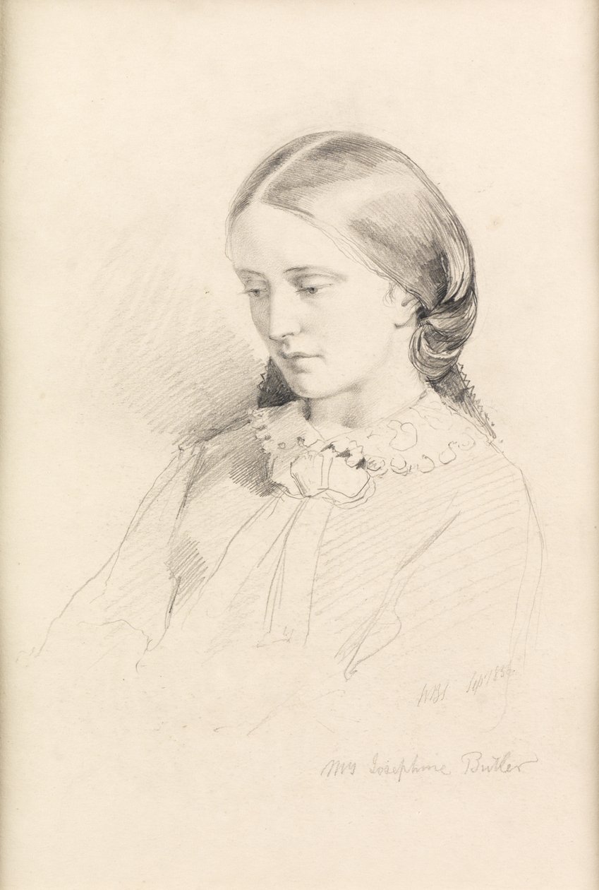 Josephine Butler, militante féministe précoce - William Bell Scott