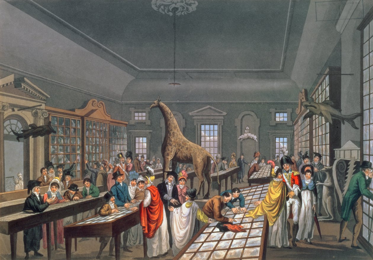 Intérieur de la salle égyptienne, Piccadilly, gravé par l