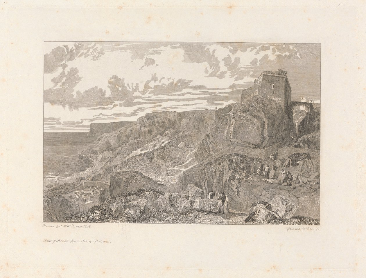 Château de Bow and Arrow, île de Portland - William Bernard Cooke