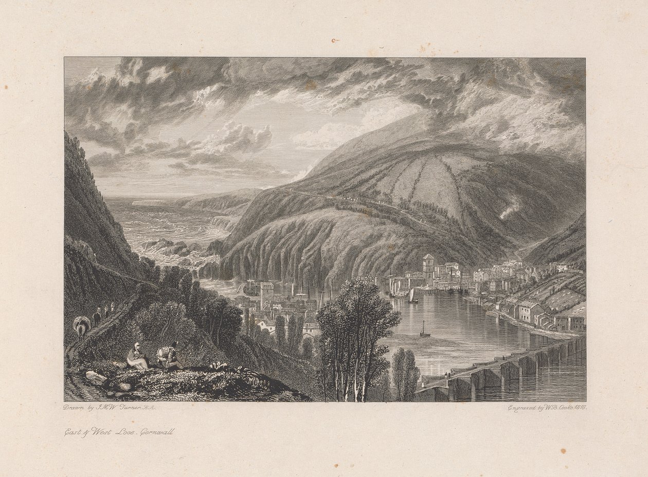 East & West Looe, Cornouailles - William Bernard Cooke