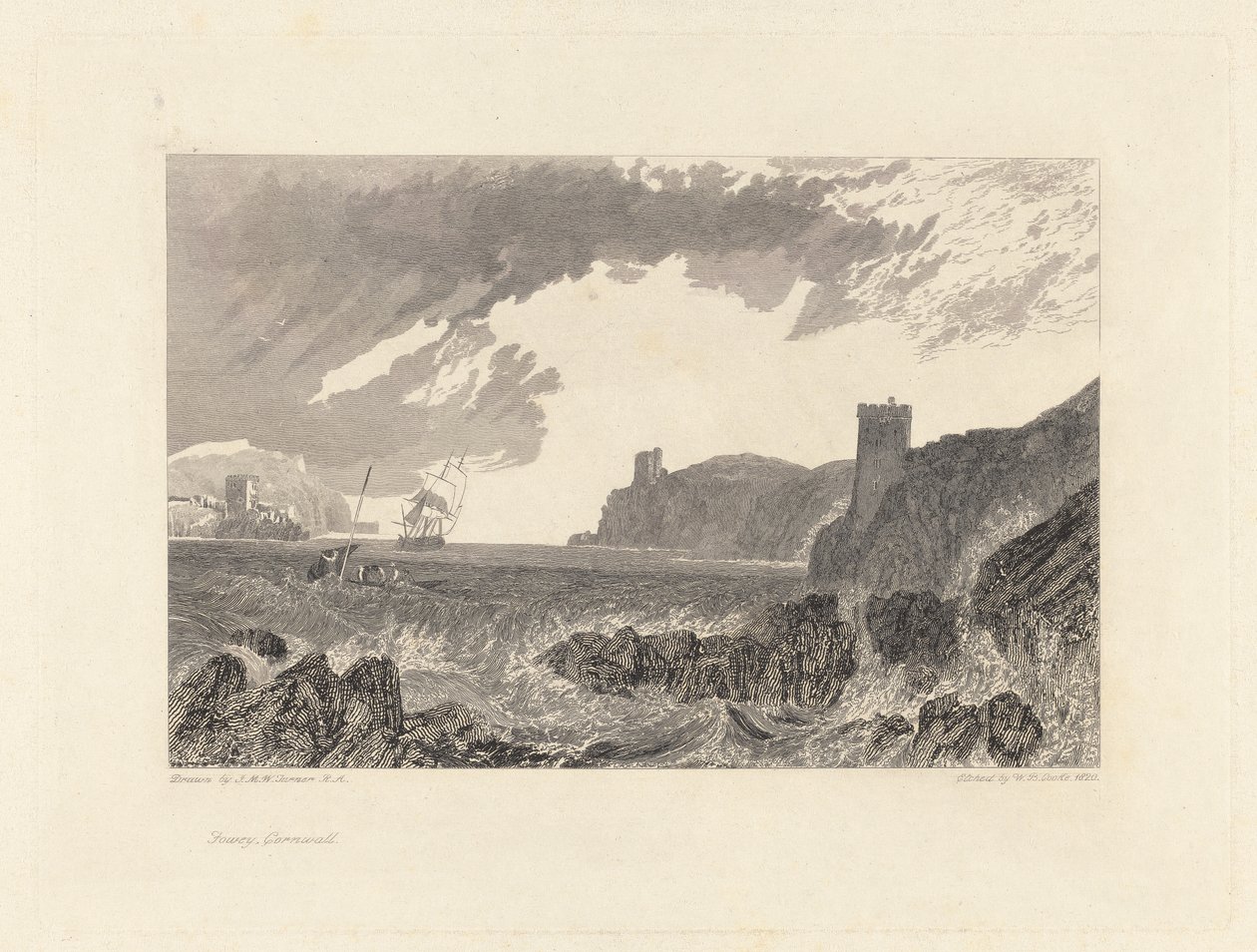 Fowey, Cornouailles - William Bernard Cooke