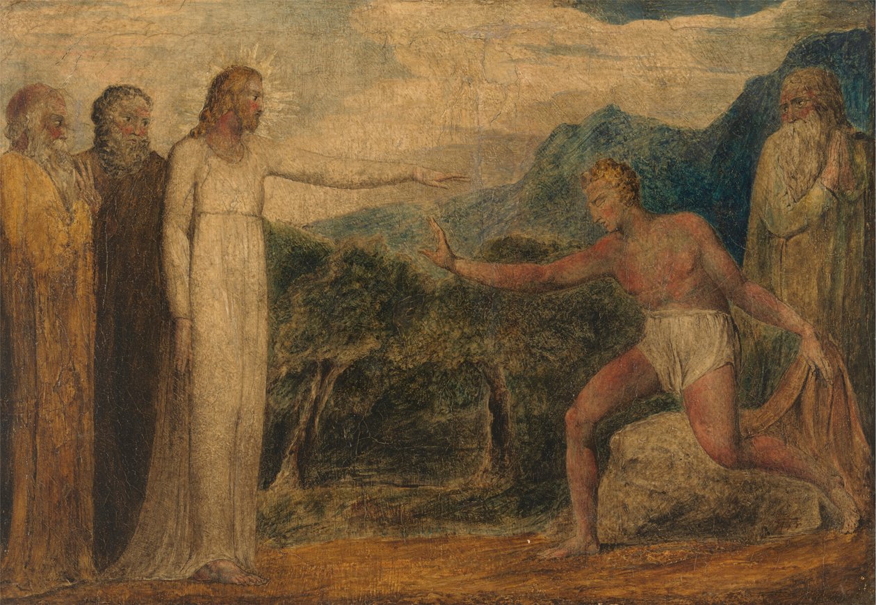 Le Christ rendant la vue à Bartimée - William Blake