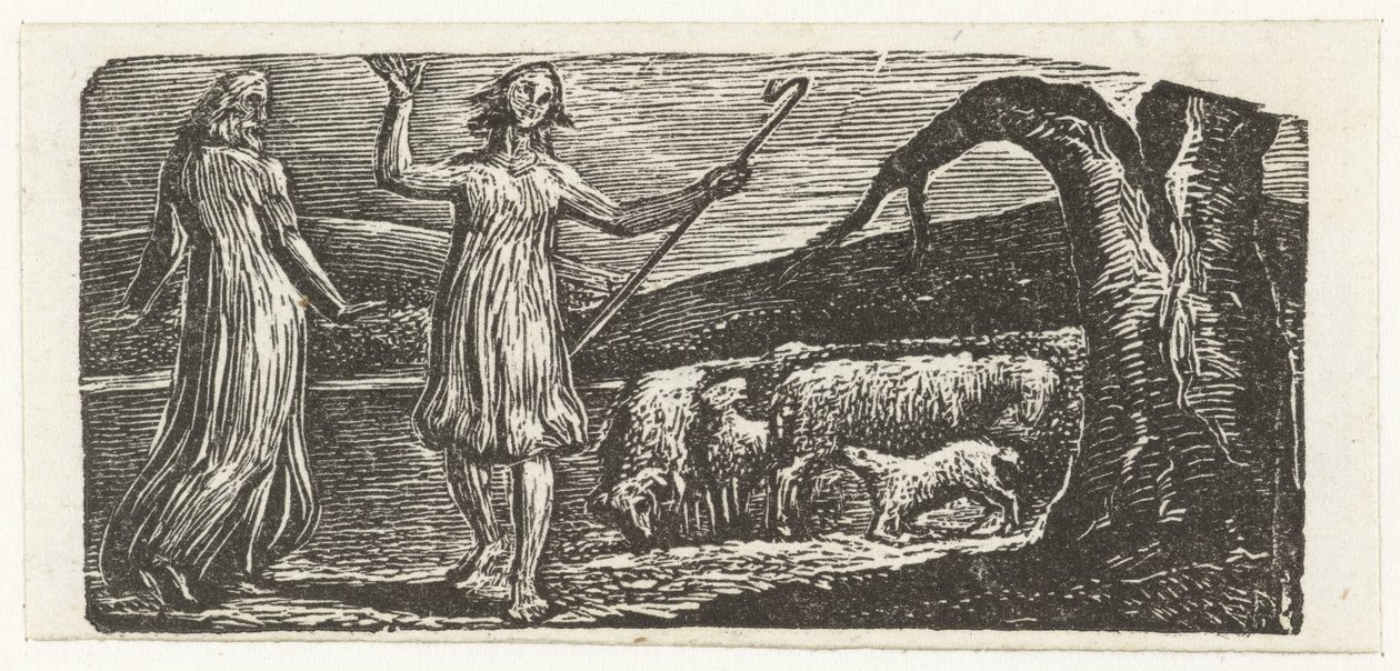 Colinet part tristement - William Blake