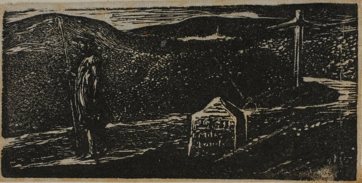 Le voyage de Colinet : Jalon marqué LXII Miles to London, extrait des Pastorales de Virgile - William Blake