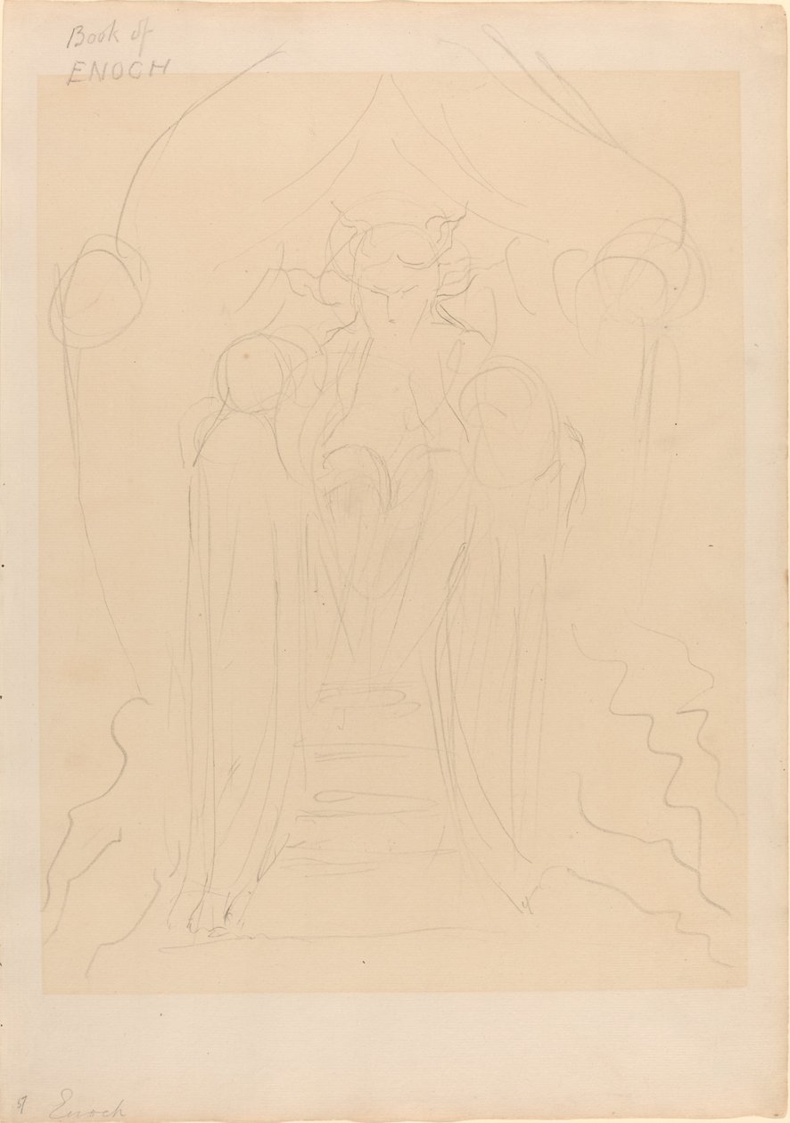 Enoch devant la Grande Gloire - William Blake