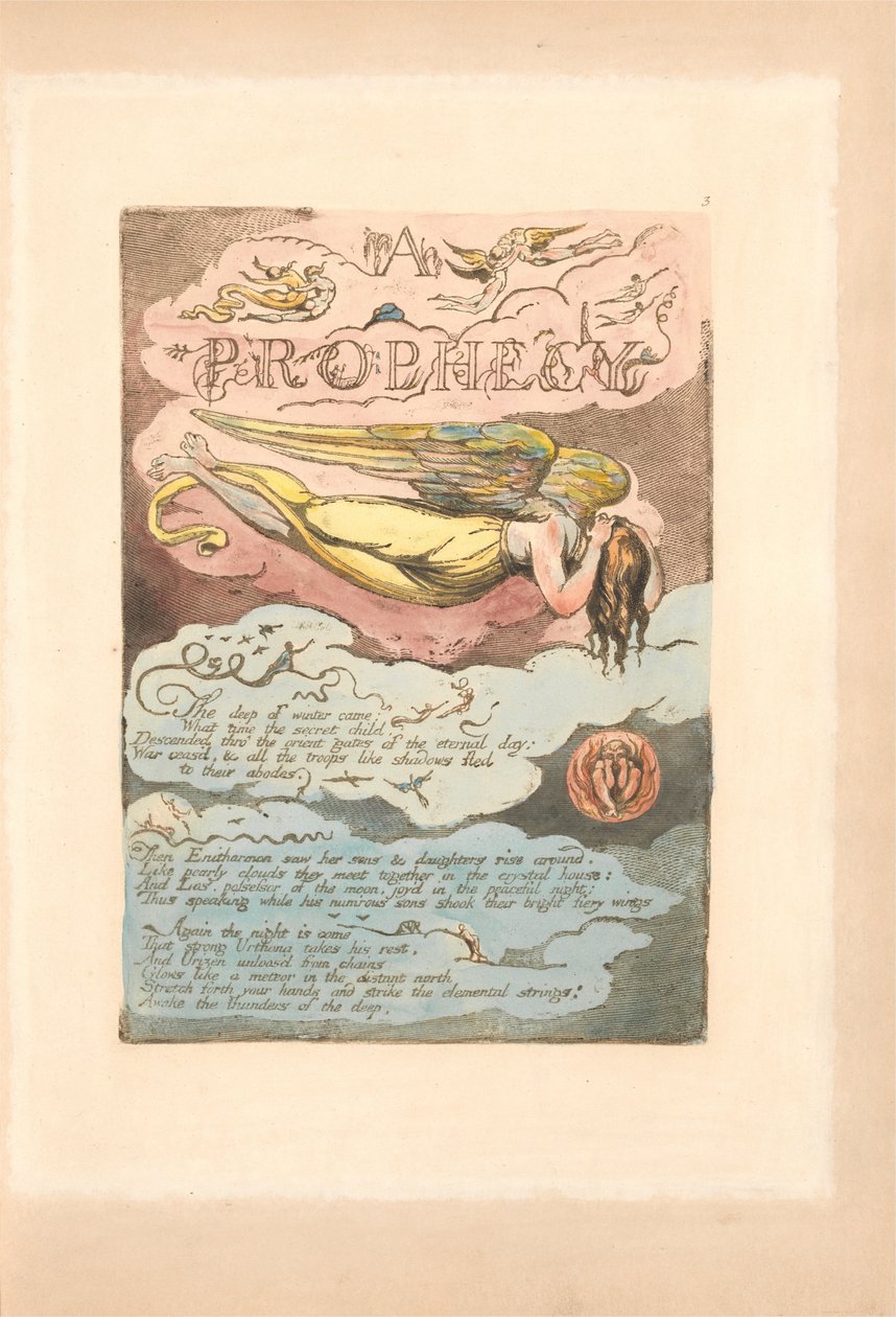 Europe. Une Prophétie, Planche 5 (Bentley 6) - William Blake