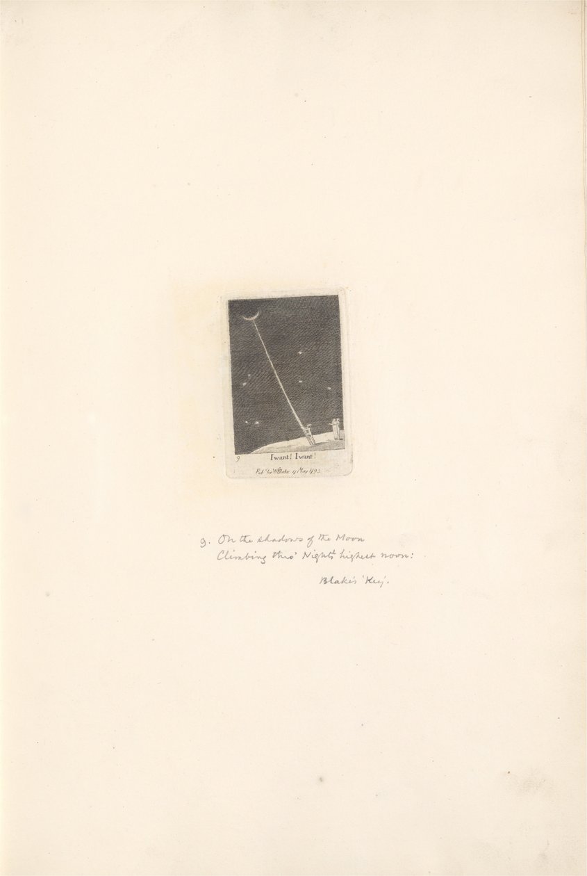 Pour les Sexes - Les Portes du Paradis, Planche 11, Je veux! Je veux! - William Blake