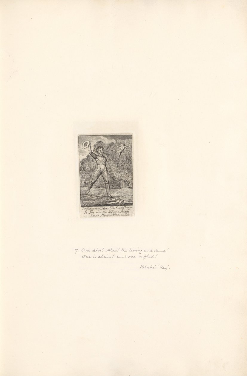 Pour les Sexes - Les Portes du Paradis, Planche 9, Hélas! - William Blake
