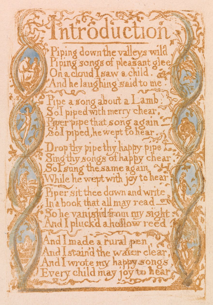 Einführung (Tafel 3) - William Blake