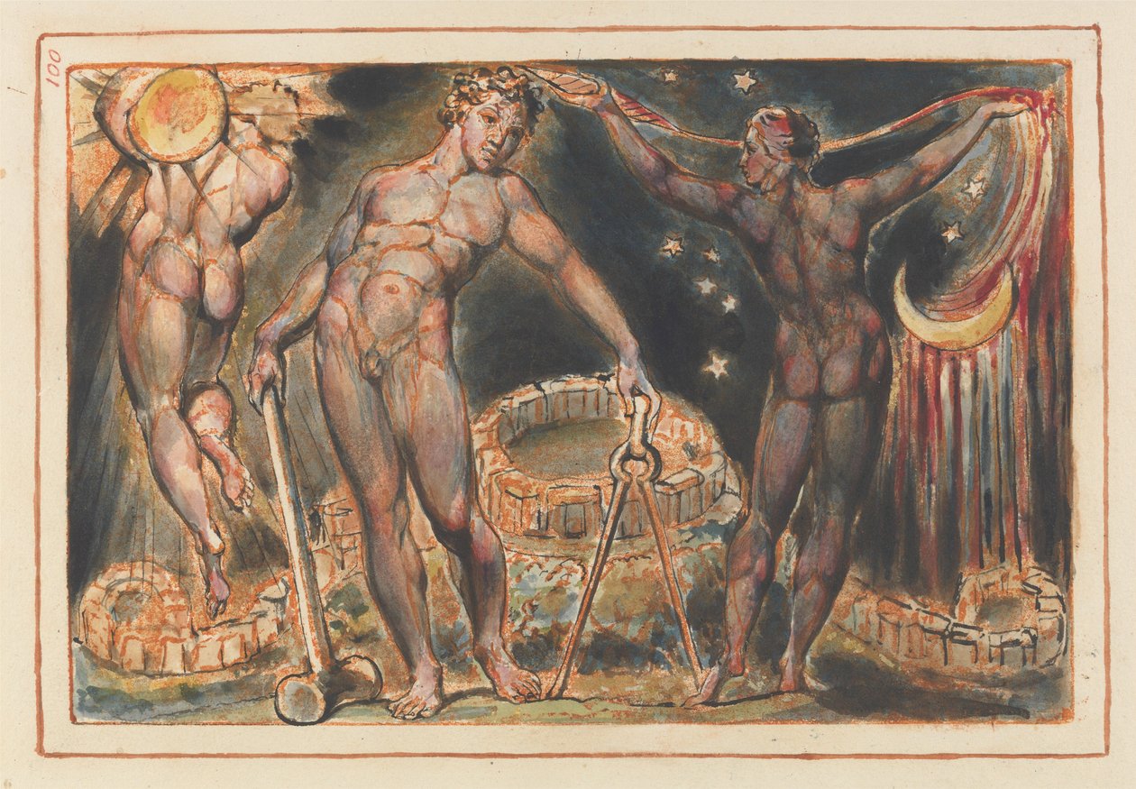 Jérusalem, fin de volume (planche 100) - William Blake