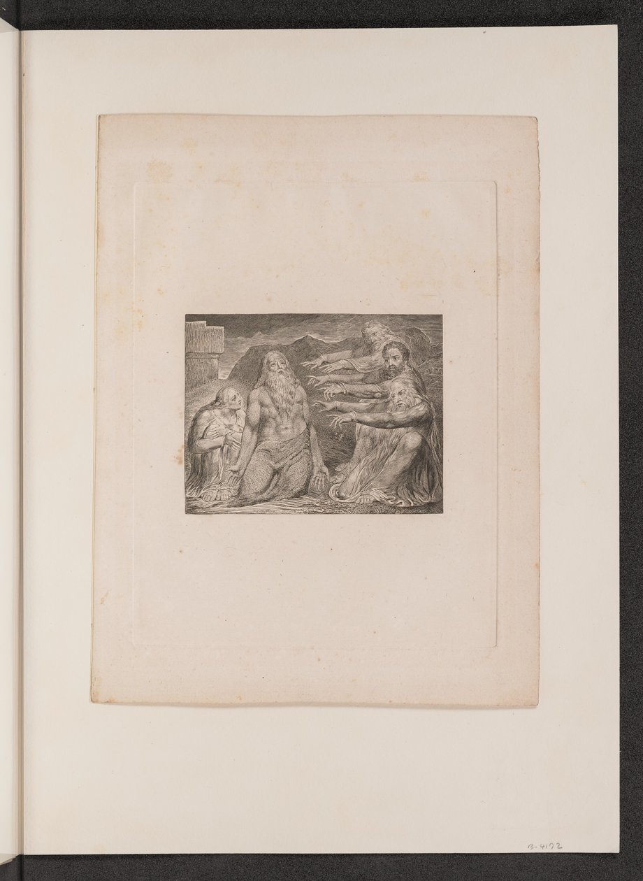 Job réprimandé par ses amis, 1825 - William Blake