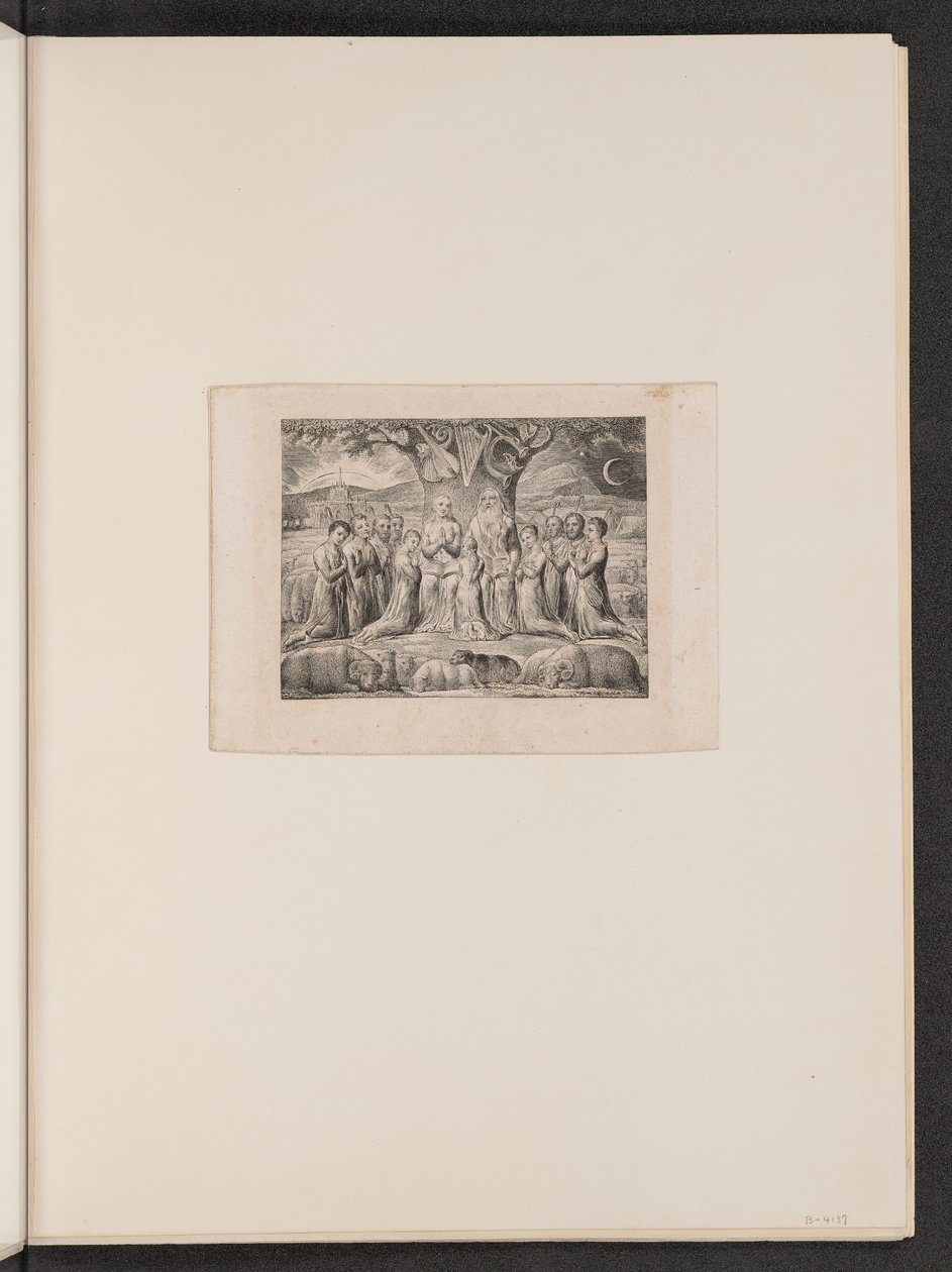 Job et sa famille, 1825 - William Blake