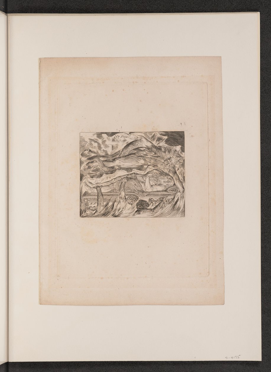 Les mauvais rêves de Job, 1825 - William Blake