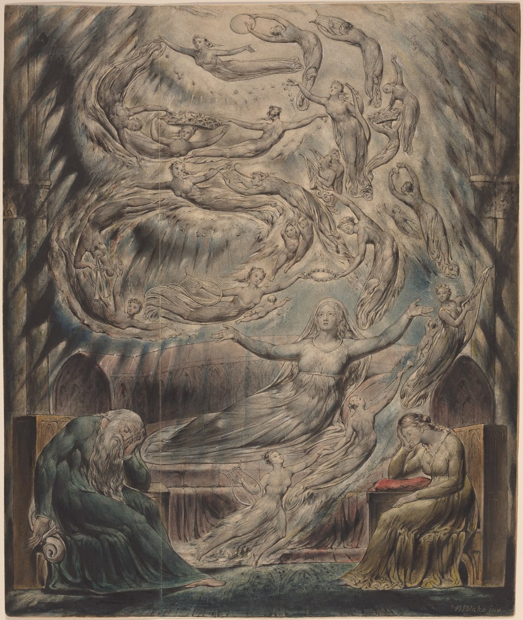 Le rêve de la reine Catherine - William Blake