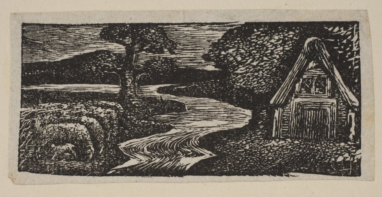 Sabrinas Silvery Flood, des Pastorales de Virgile de Thornton, 1821 - William Blake