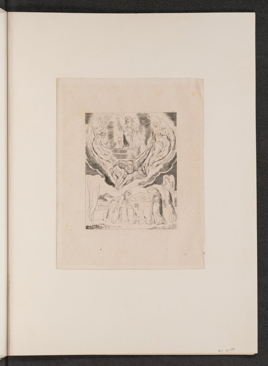 Satan sortant de la présence du Seigneur - William Blake