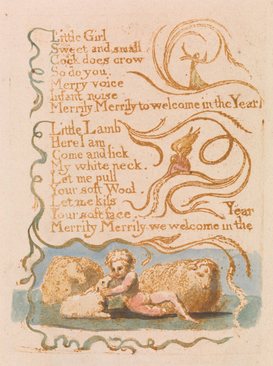 Frühling (Tafel 26) - William Blake