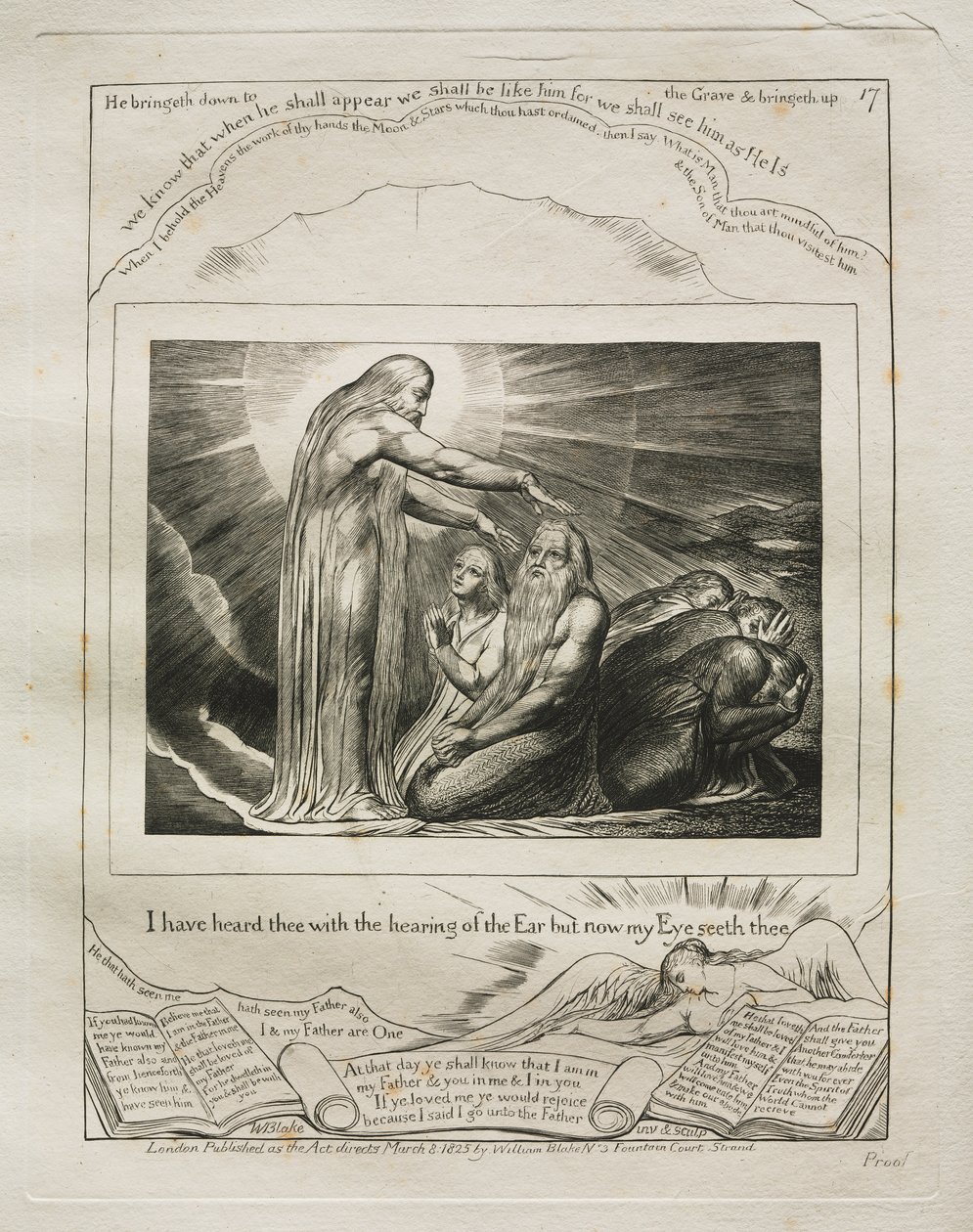 Le Livre de Job : Pl. 17, J
