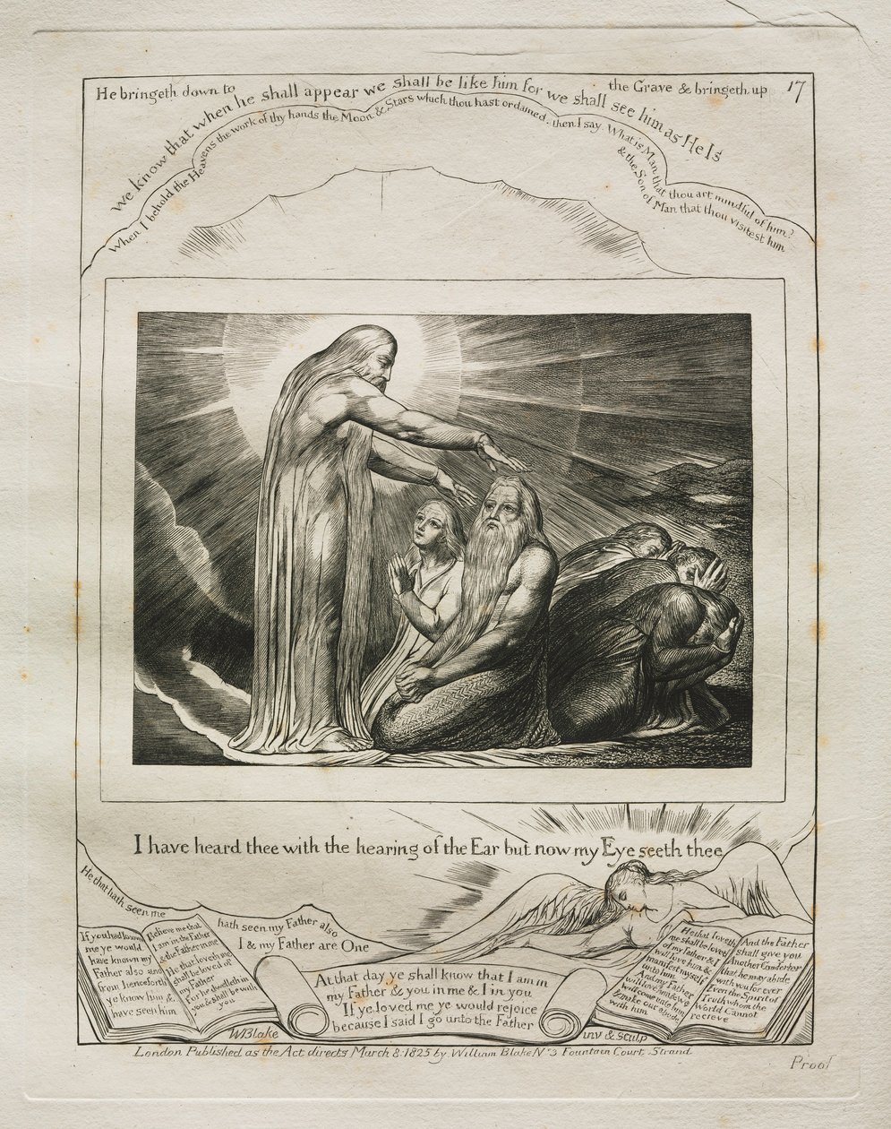 Le Livre de Job : Pl. 17, J