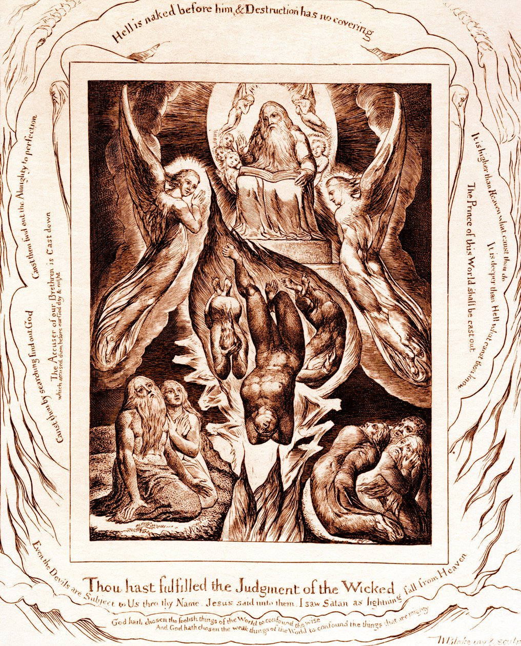 Illustrations du Livre de Job par William Blake - William Blake