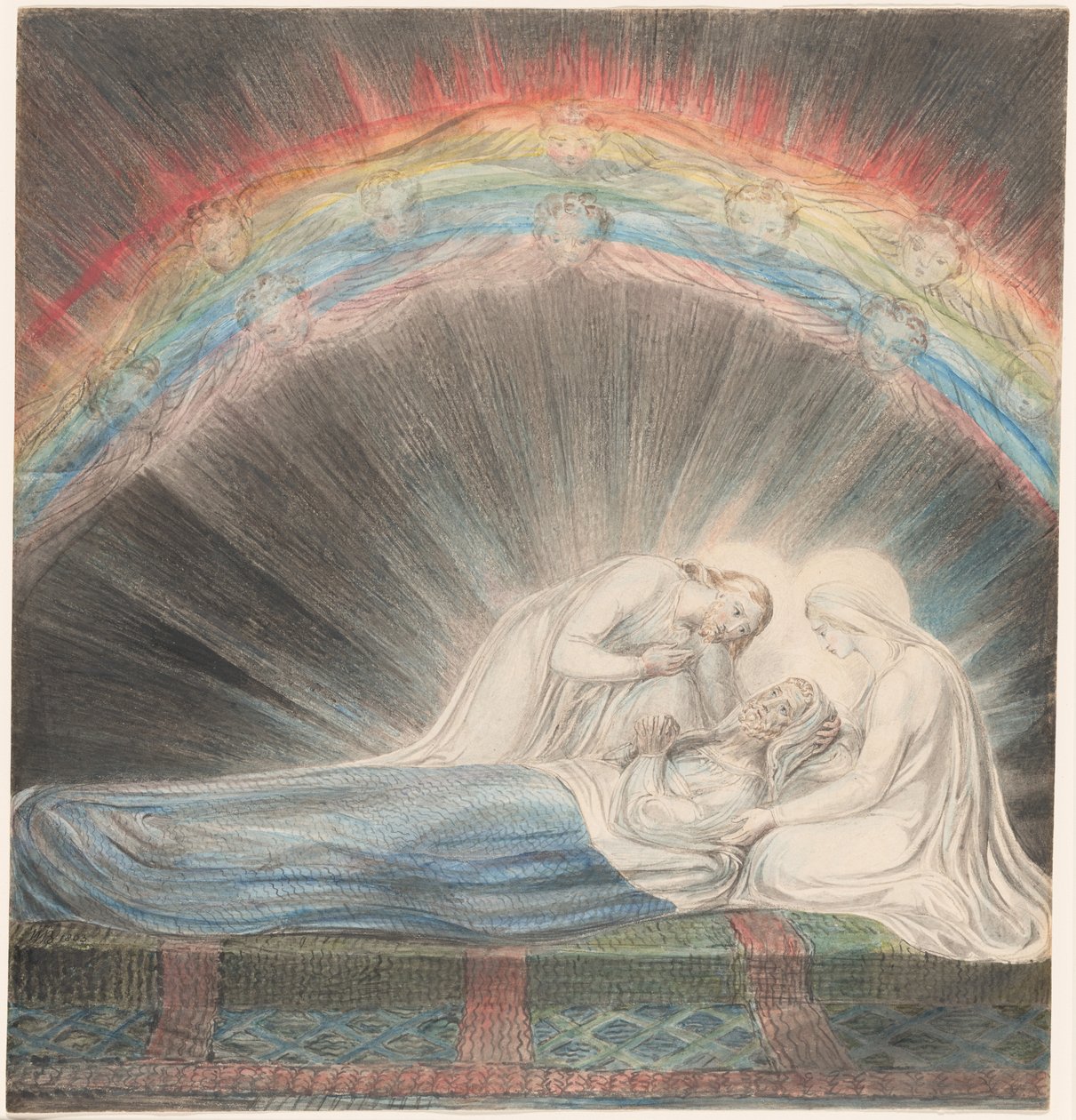 La mort de Saint Joseph - William Blake