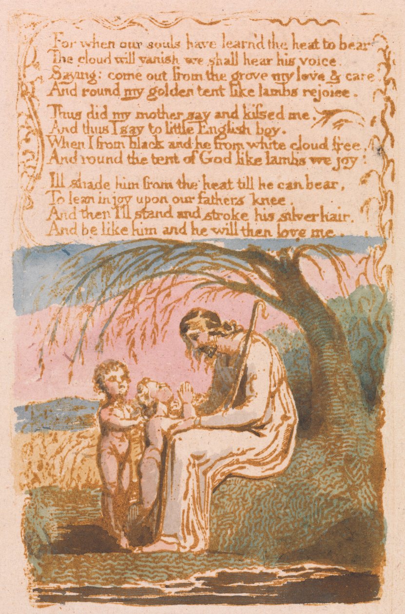 Der kleine schwarze Junge (Platte 30) - William Blake