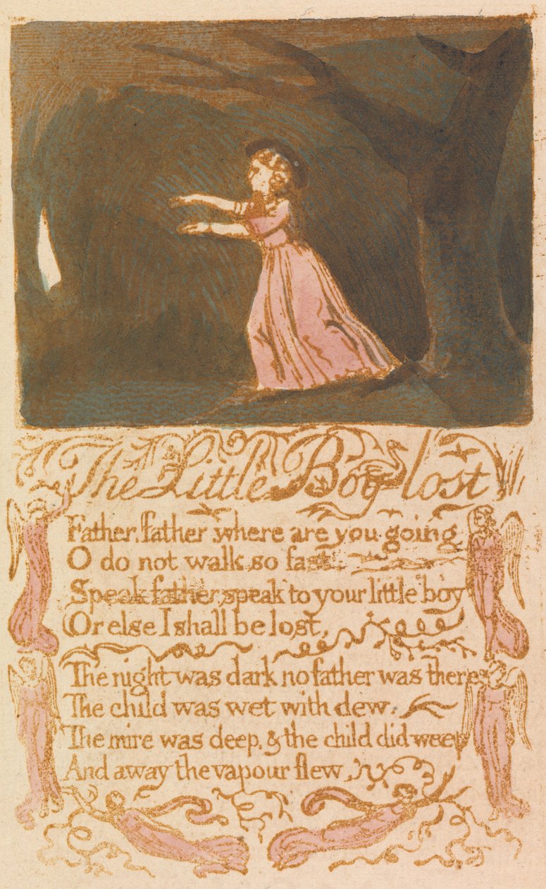Der kleine verlorene Junge (Platte 20) - William Blake