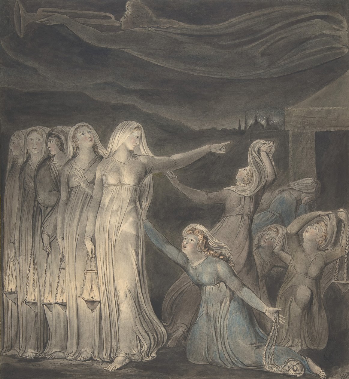 La Parabole des Vierges sages et folles, vers 1799-1800 - William Blake