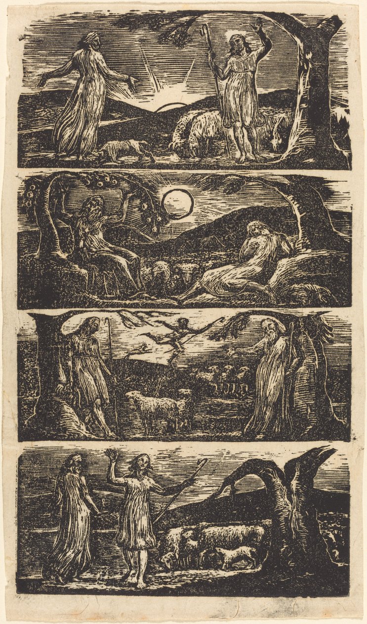 Les pastorales de Virgile - William Blake