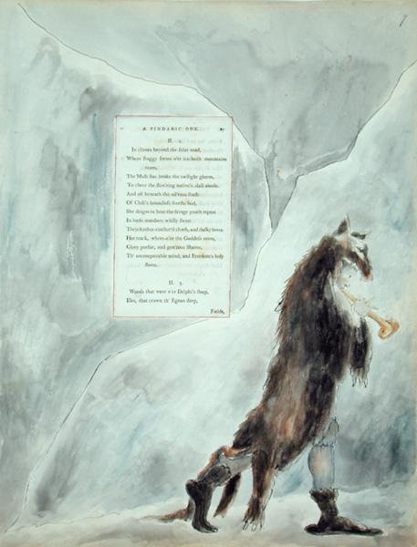 Le progrès de la poésie, une ode pindarique, des 