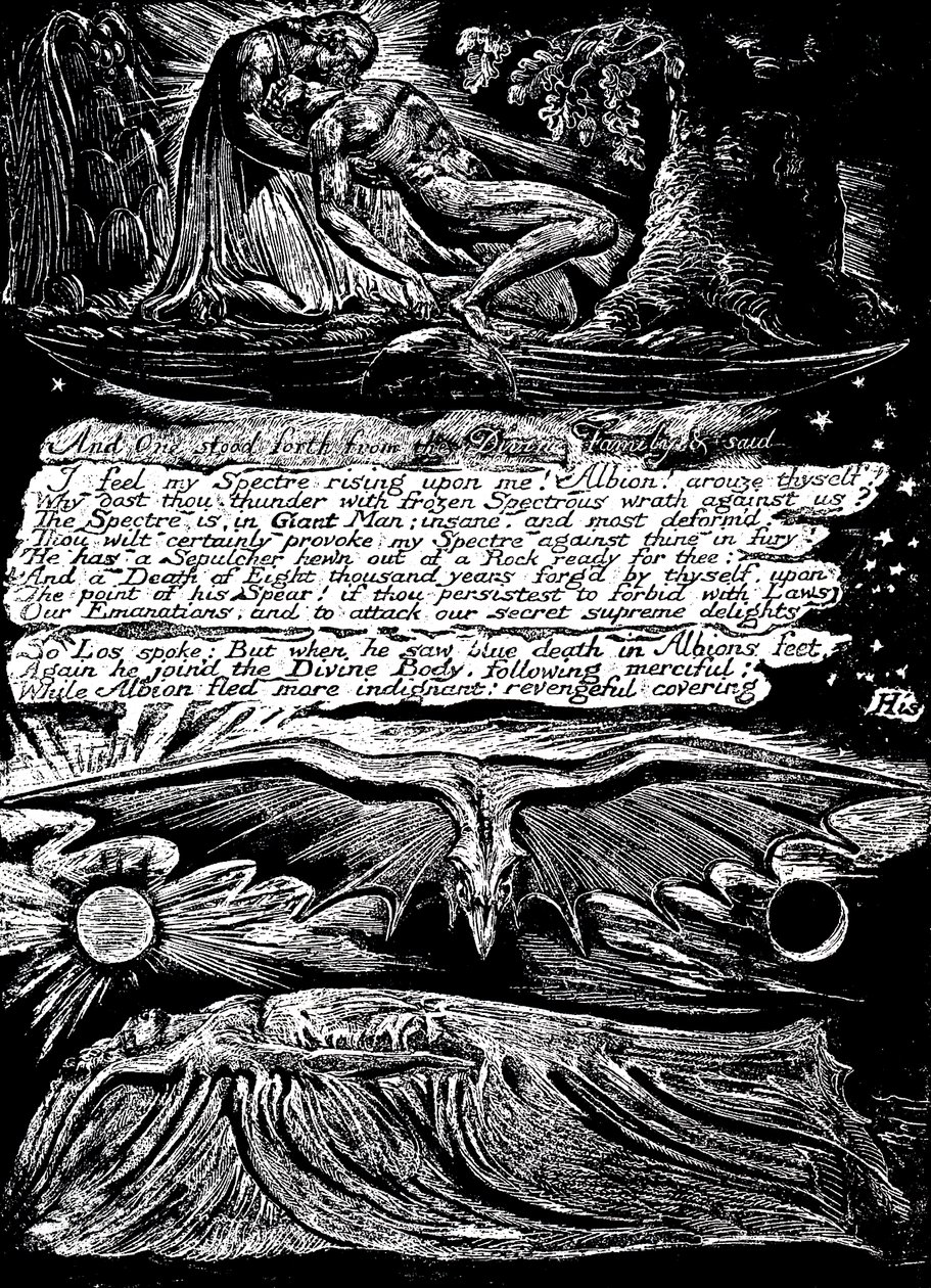 William Blake 1757-1827, mystique, poète, peintre et graveur anglais, 1804-1820 - William Blake