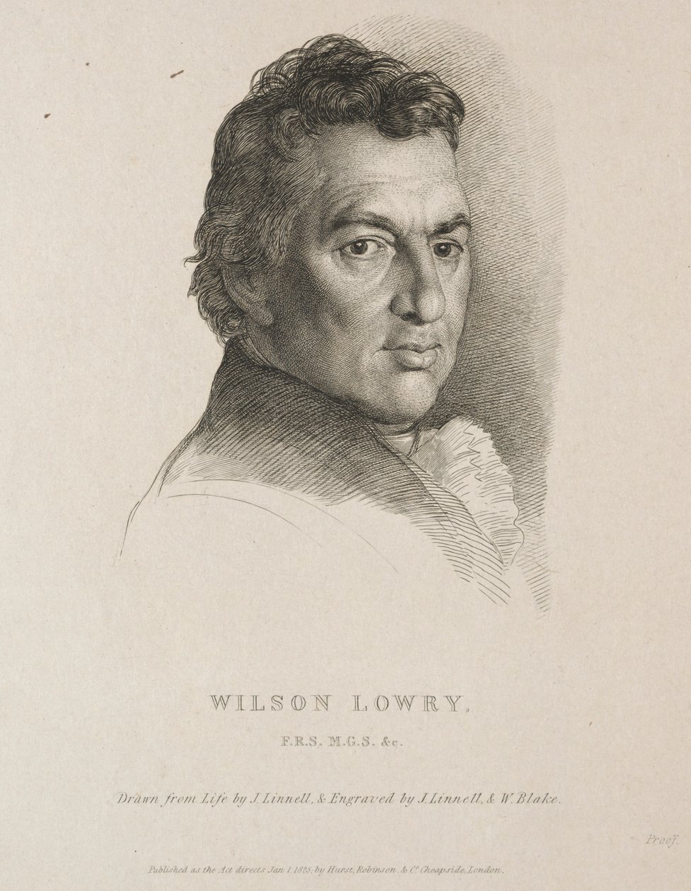 Wilson Lowry, 1825 - William Blake