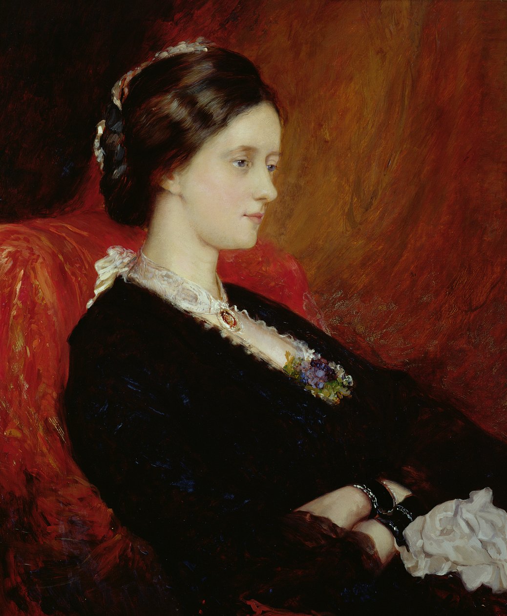 Portrait de Mme Emily Meynell-Ingram (1840-1904) - William Blake Richmond