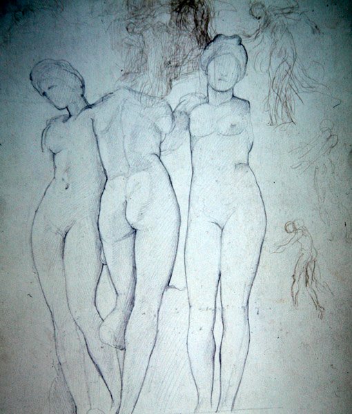 Trois nus - William Blake Richmond