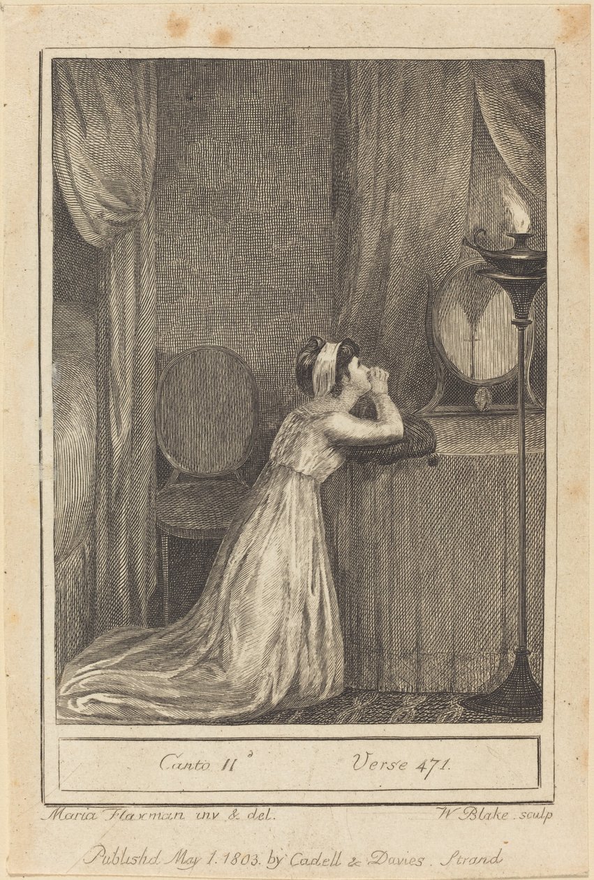 Chant II, Vers 471 - William Blake after Mary Ann Flaxman