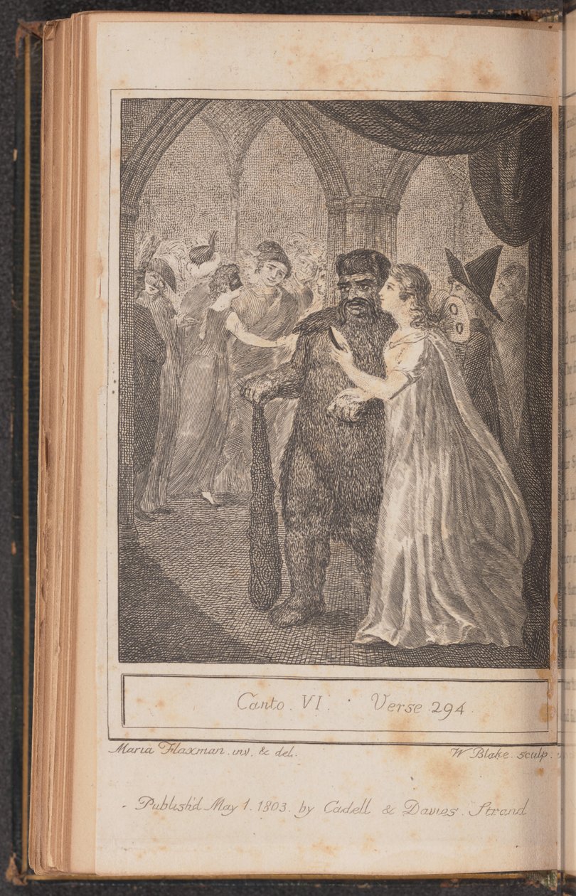 Chant IV, Vers 294 - William Blake after Mary Ann Flaxman