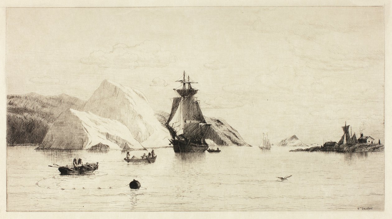 Paysage marin arctique - William Bradford