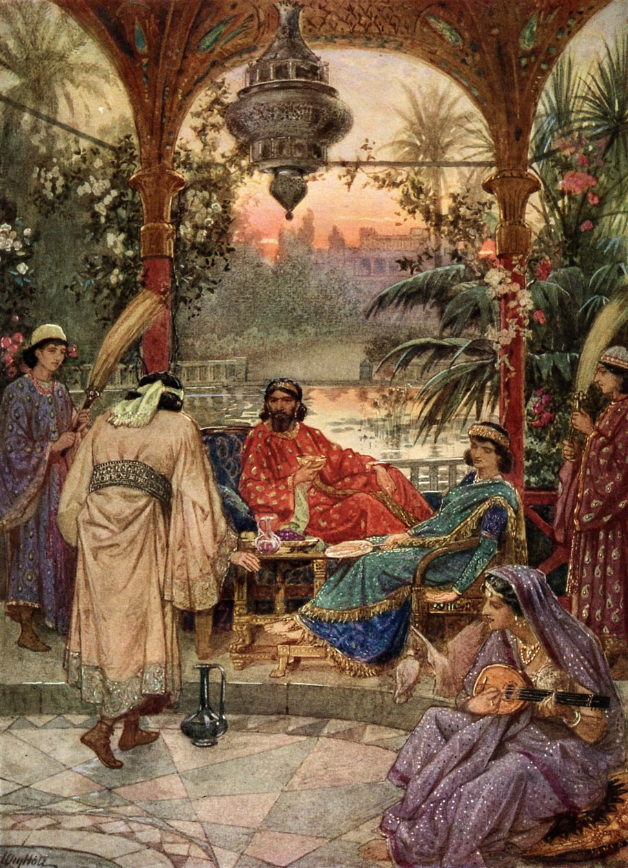 Néhémie demande à Artaxerxès - William Brassey Hole