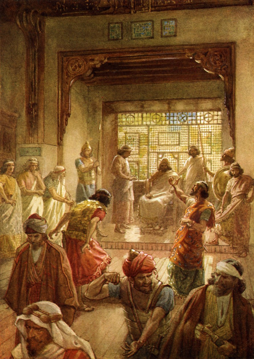La division des royaumes sous Roboam - Bible - William Brassey Hole