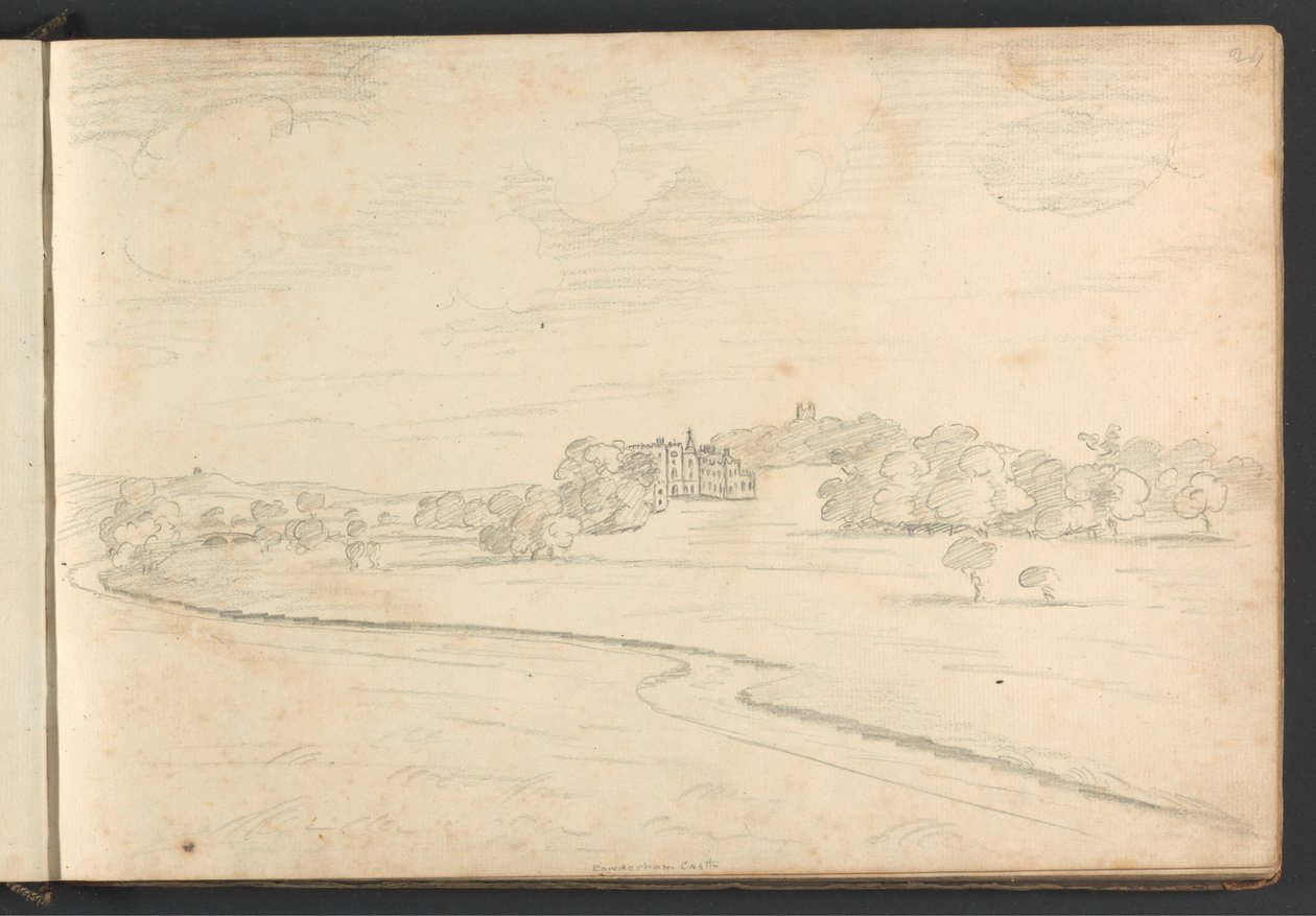 Château de Powderham - William Brockedon