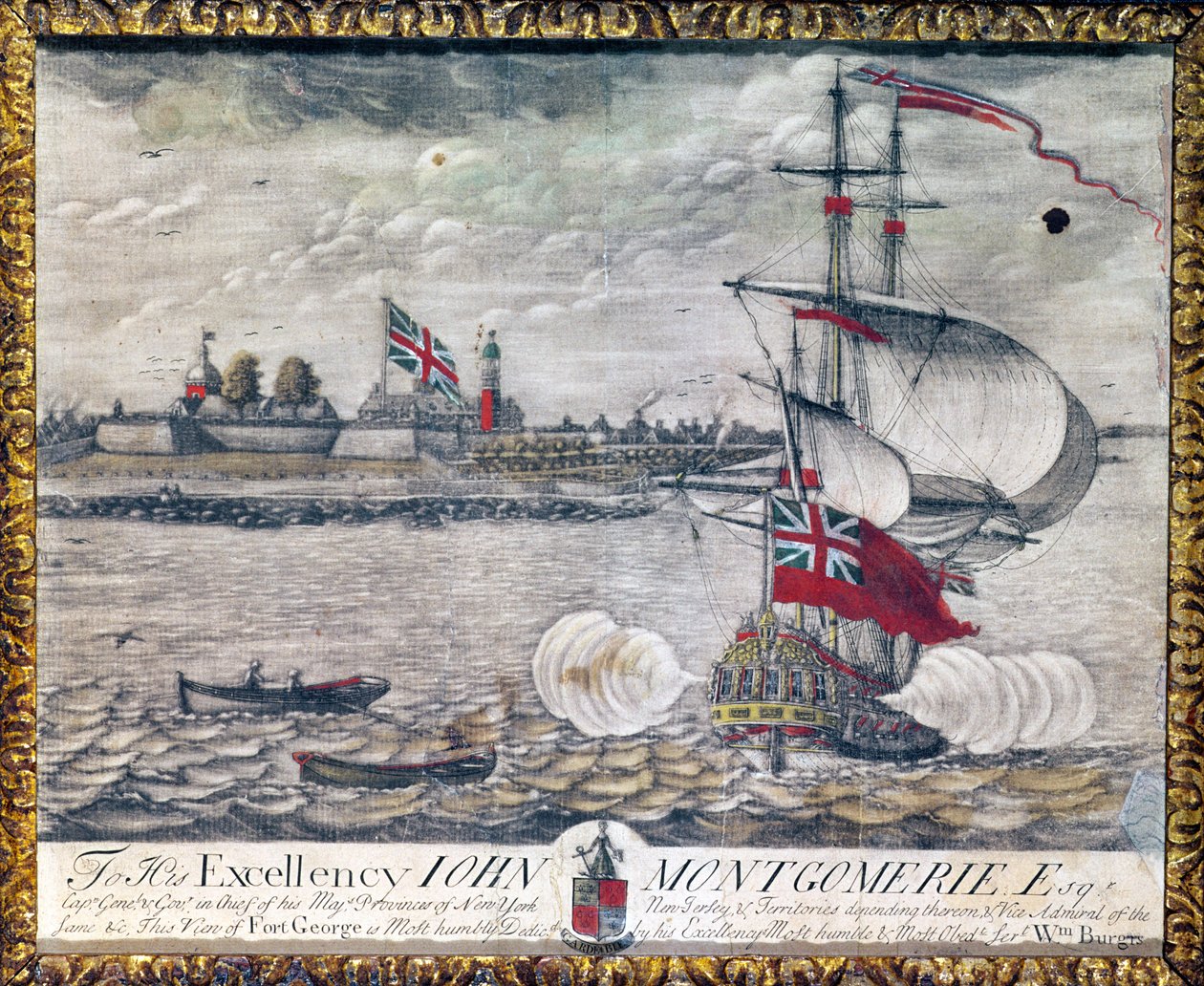À Son Excellence John Montgomerie Esq. (Vue de Fort George) - William Burgis