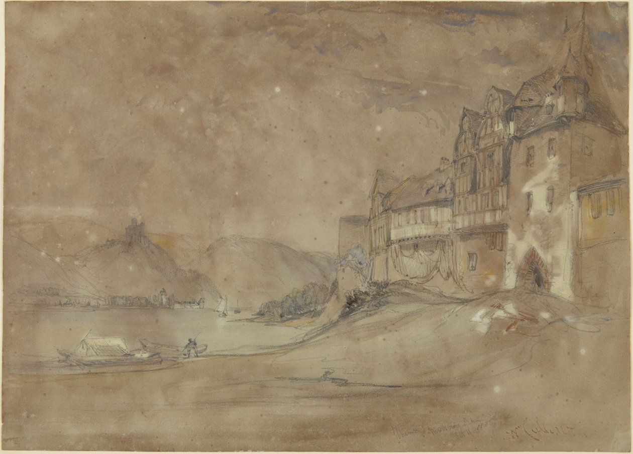 Château de Marksburg, Rhens - William Callow